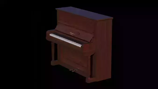 1885 Blunther Upright Piano