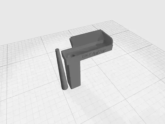 the stuffer prerolled cone filler 3D print model