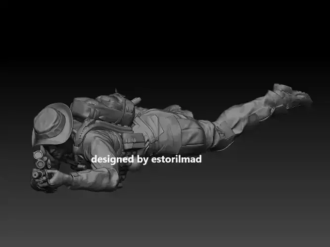 US SOLDADO NAVY SEAL EN ACCION v2 3D print model