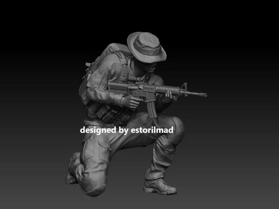 US SOLDADO NAVY SEAL EN ACCION 3D print model_0