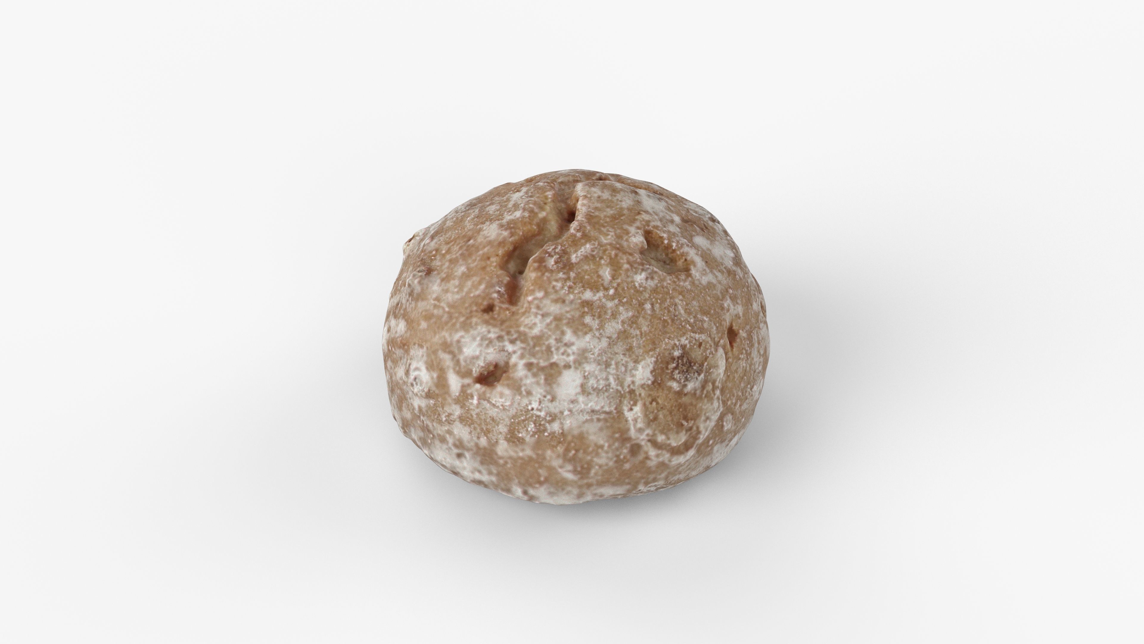 Photorealistic 3D scan of gingerbread cookies Low-poly 3D model_10