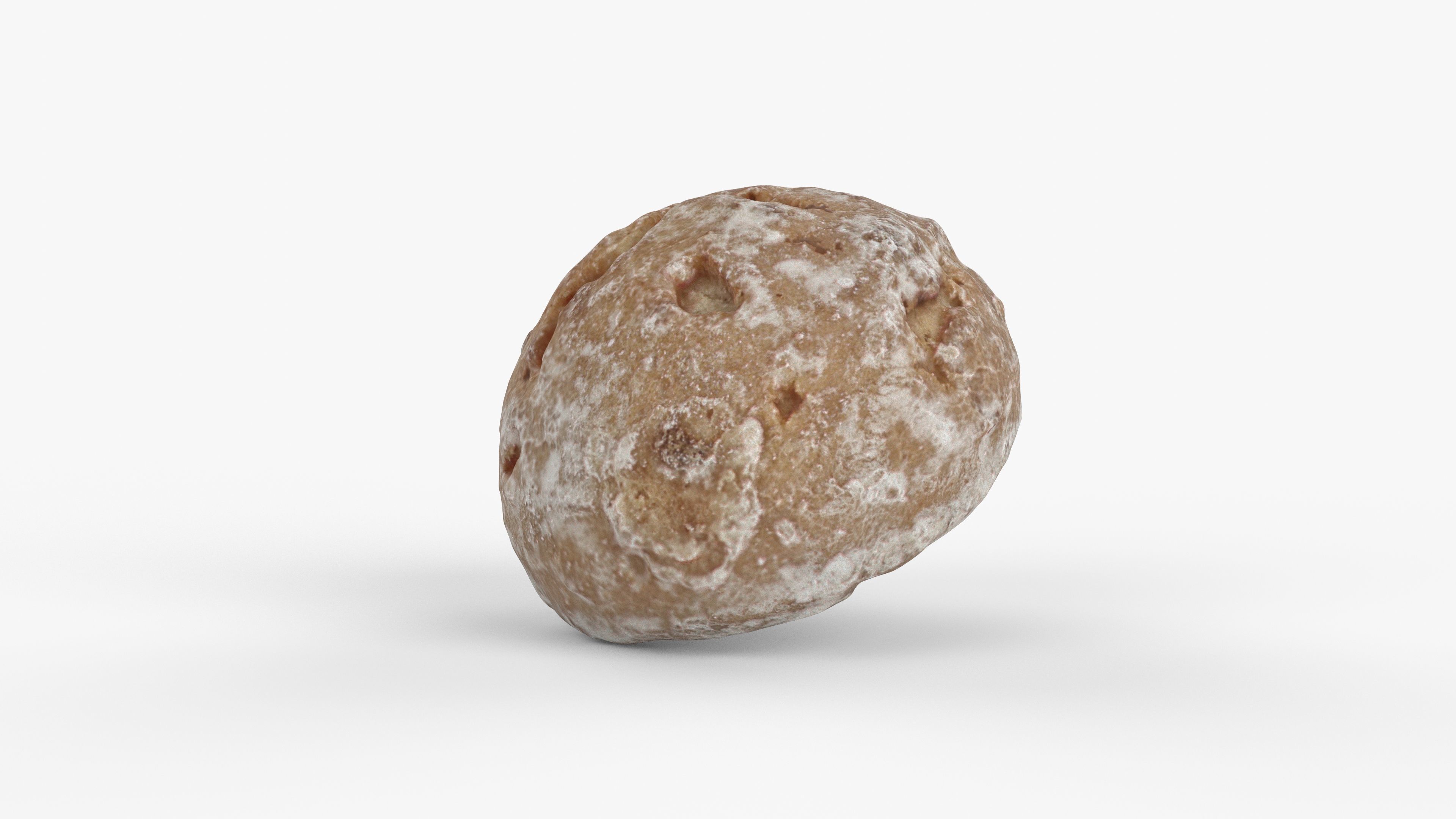 Photorealistic 3D scan of gingerbread cookies Low-poly 3D model_1