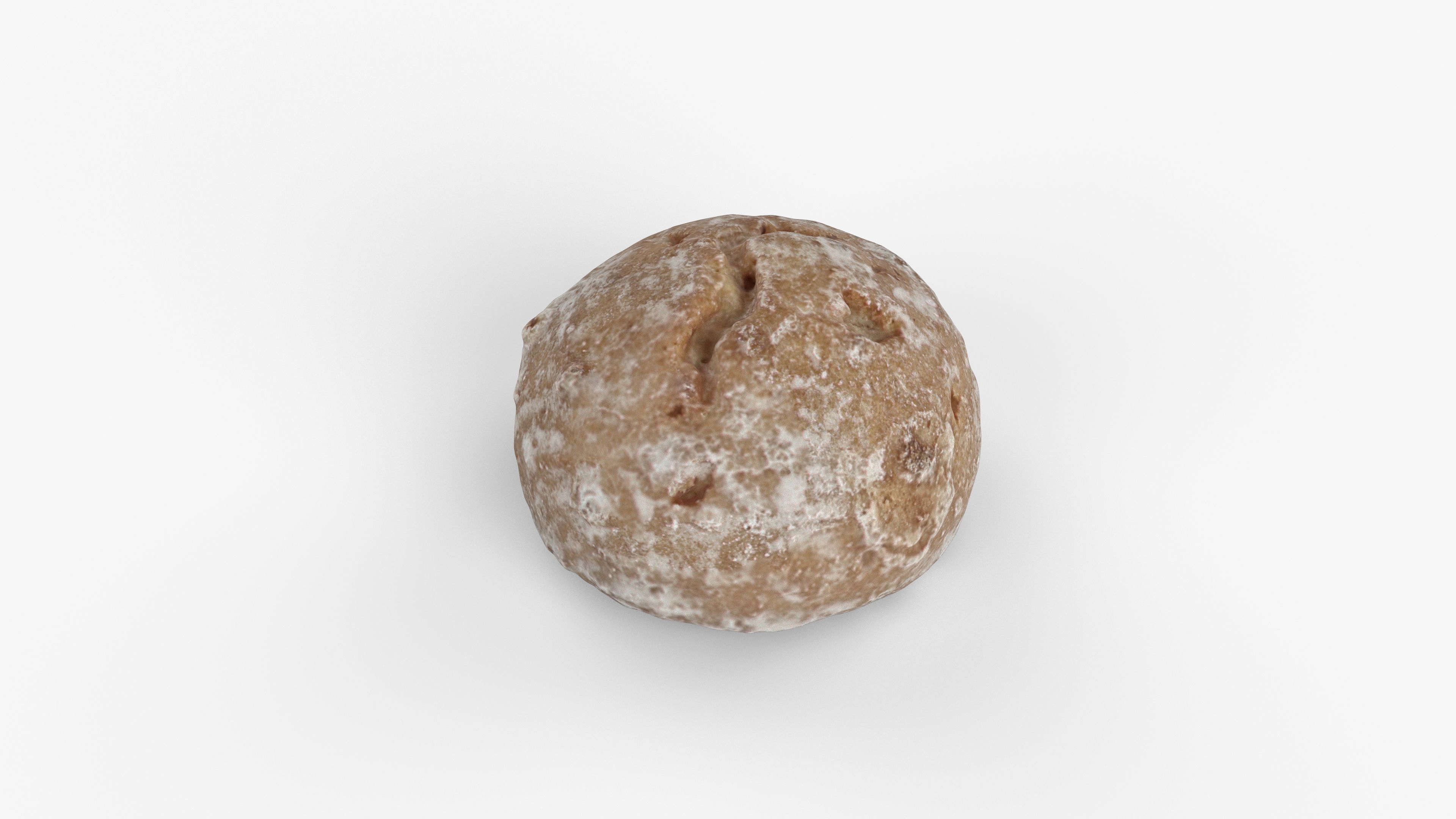 Photorealistic 3D scan of gingerbread cookies Low-poly 3D model_7