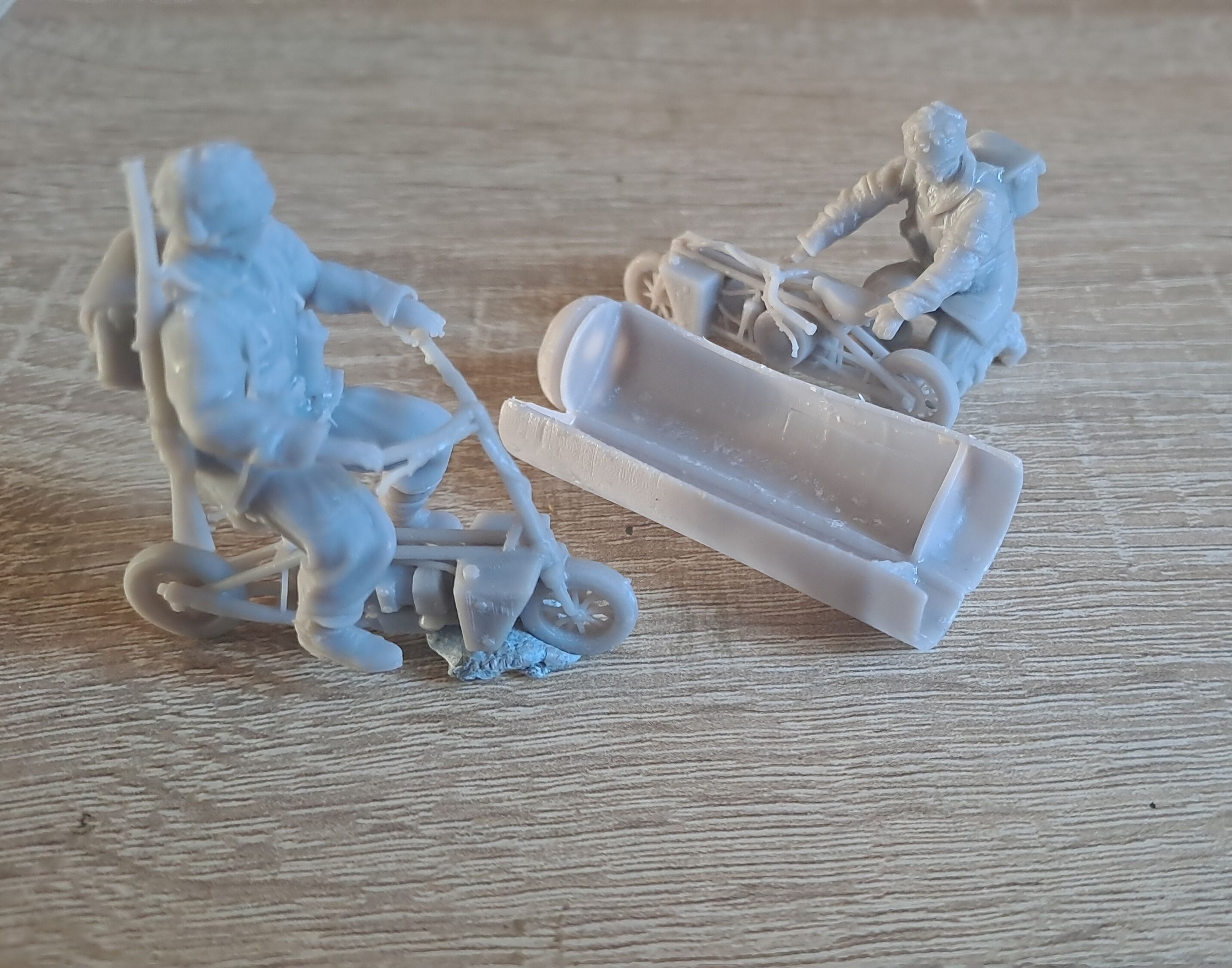 WW2 PARACAIDISTA BRITANICOS CON WELBIKE 3D print model_2