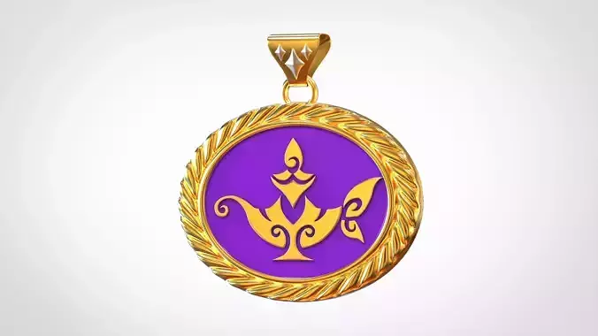 Magicae Lucerna Pendant  3D print model