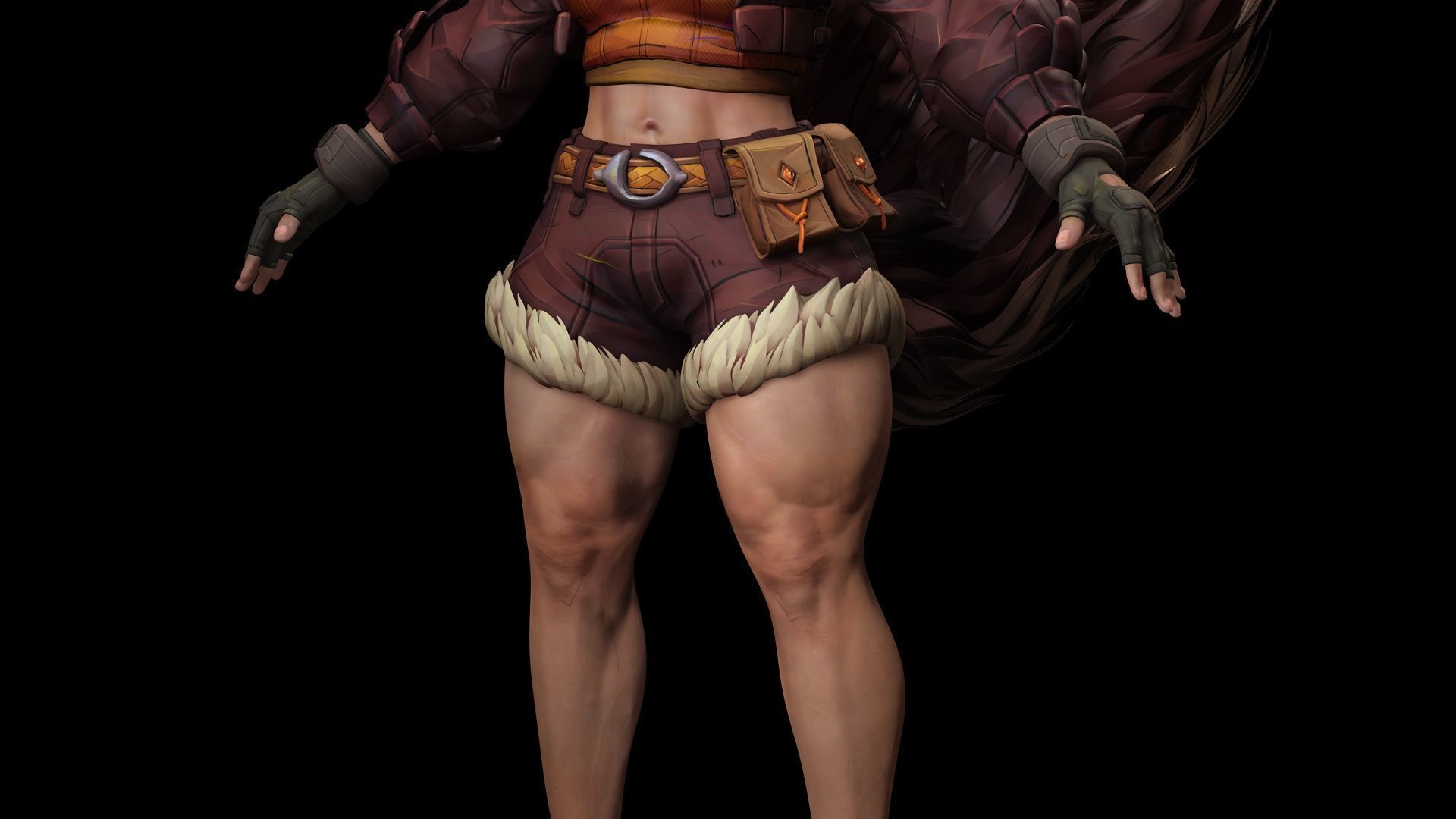 Squirrel Girl 3d model Low-poly 3D model_13