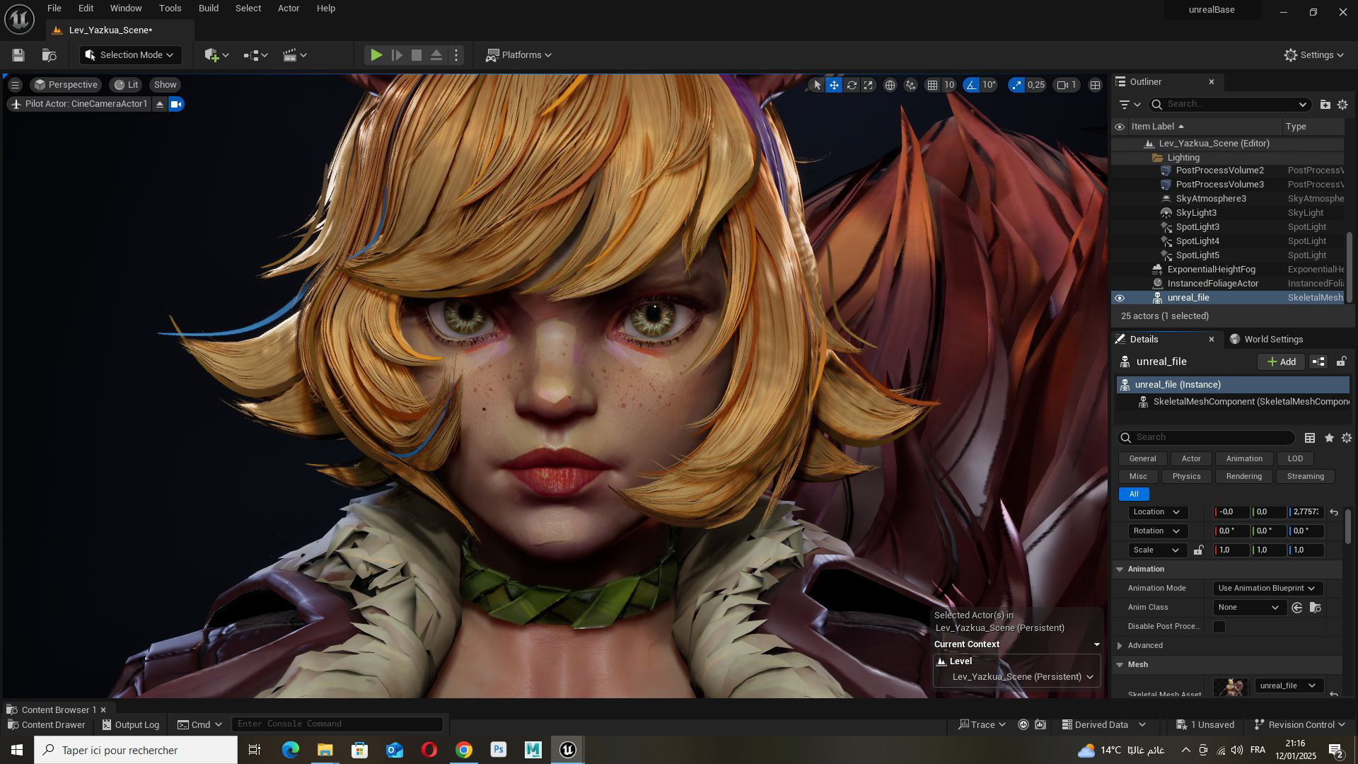 Squirrel Girl 3d model Low-poly 3D model_8