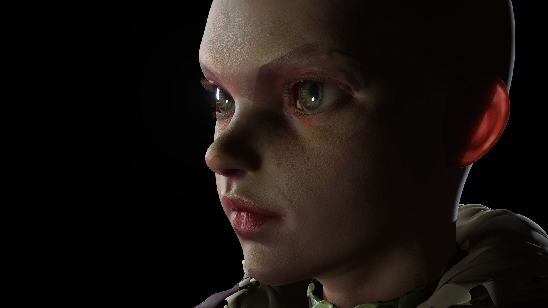 Squirrel Girl 3d model Low-poly 3D model_11