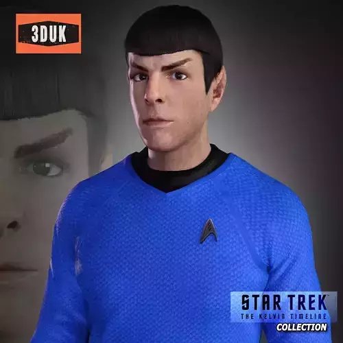 Kelvin Spock For G8M 3D model