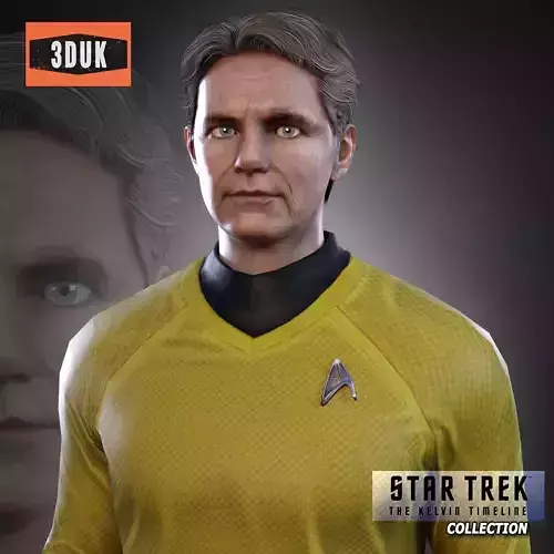 Kelvin Christopher Pike For G8M 3D model