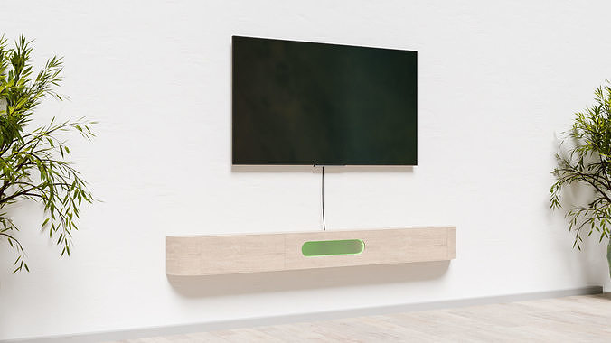 Floating Tv Desk m7 3D model