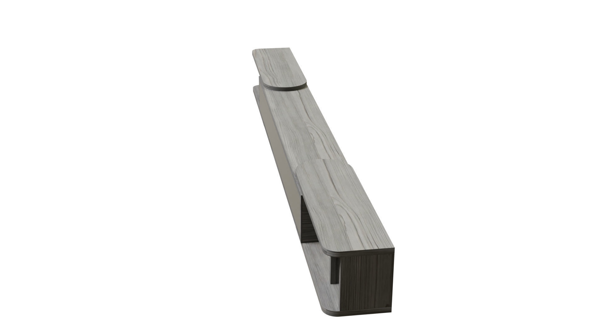 32 to 120 Retractable tv stand 3D model_3