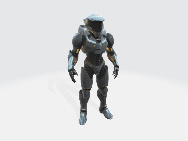 Exo suit 3D model_3