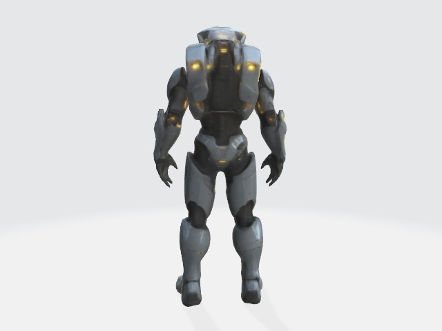 Exo suit 3D model_2