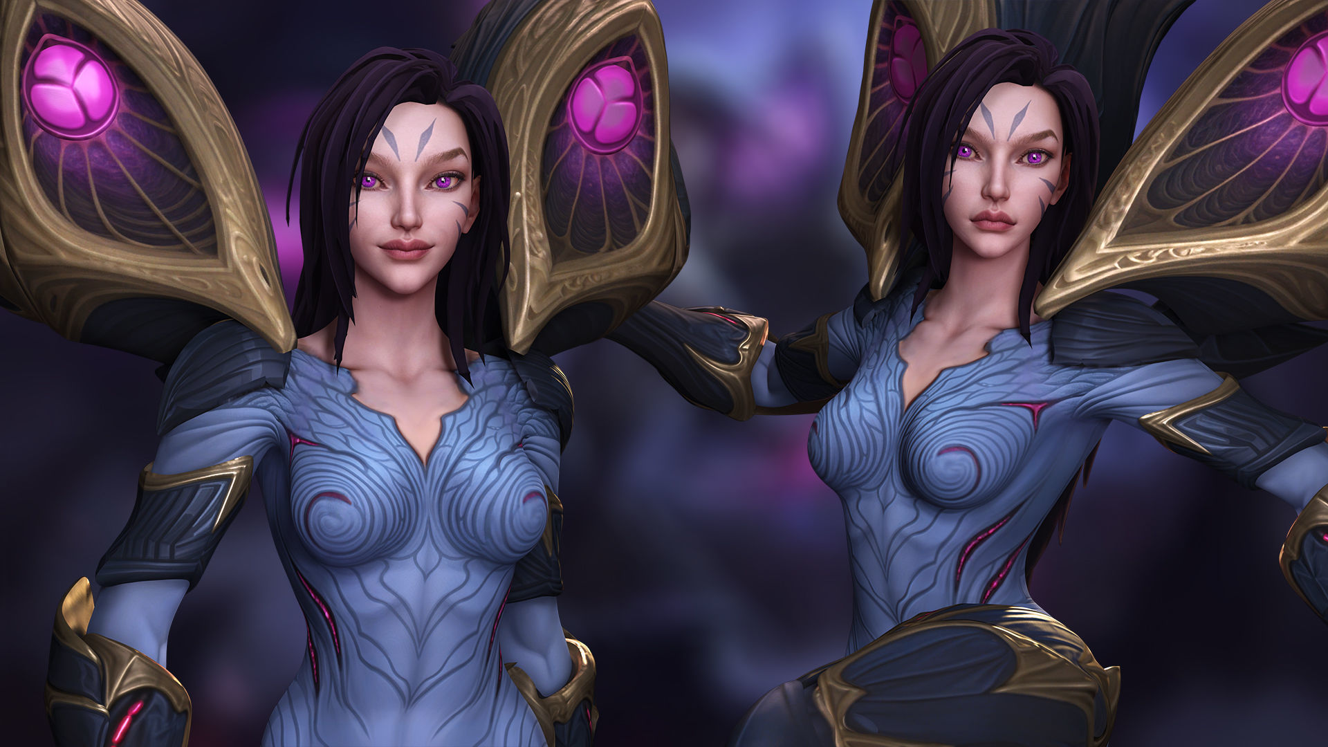 Kaisa League of Legends Low-poly 3D model_2