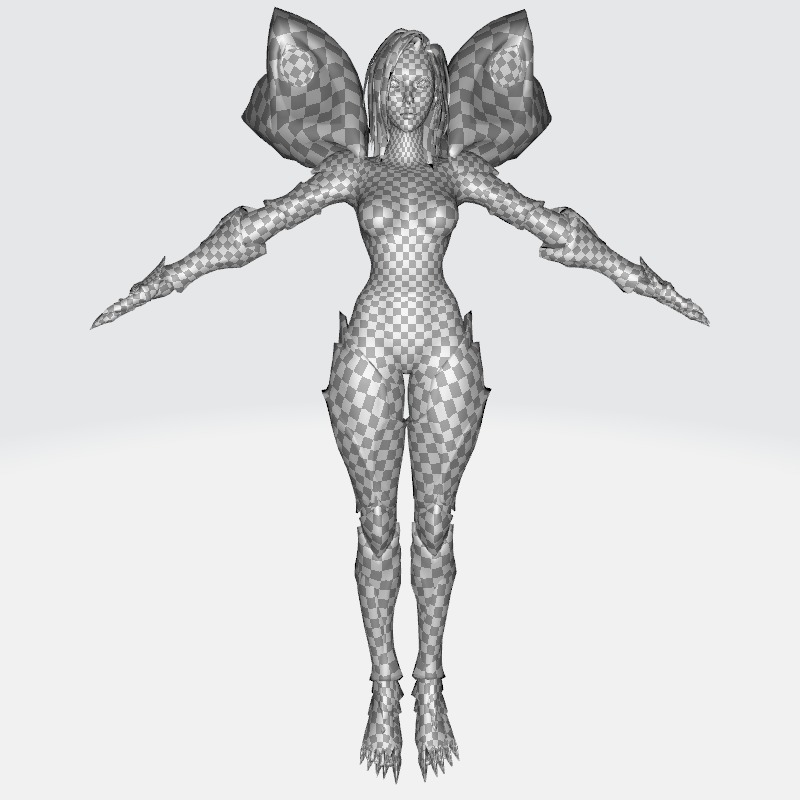 Kaisa League of Legends Low-poly 3D model_22