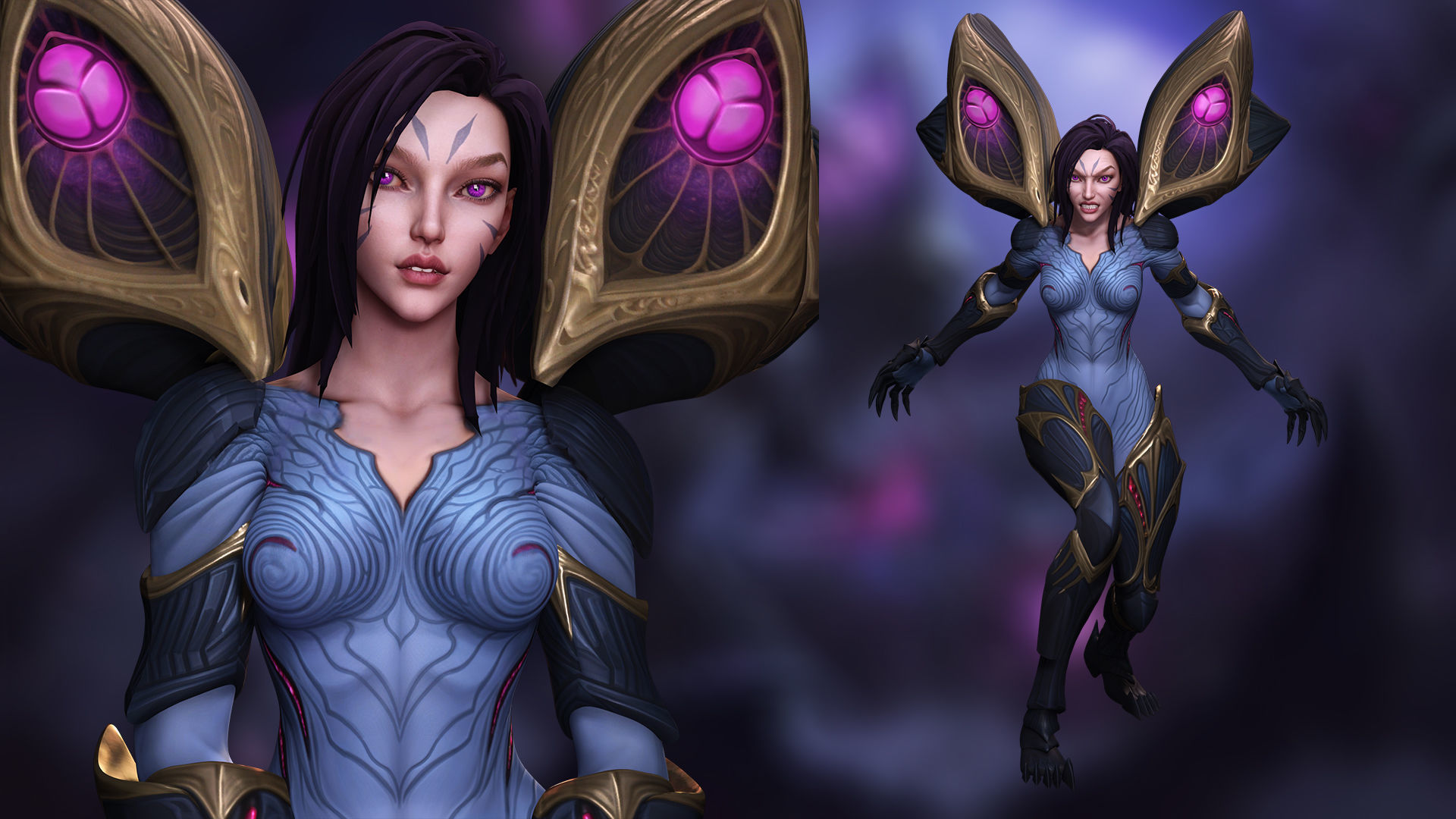 Kaisa League of Legends Low-poly 3D model_8