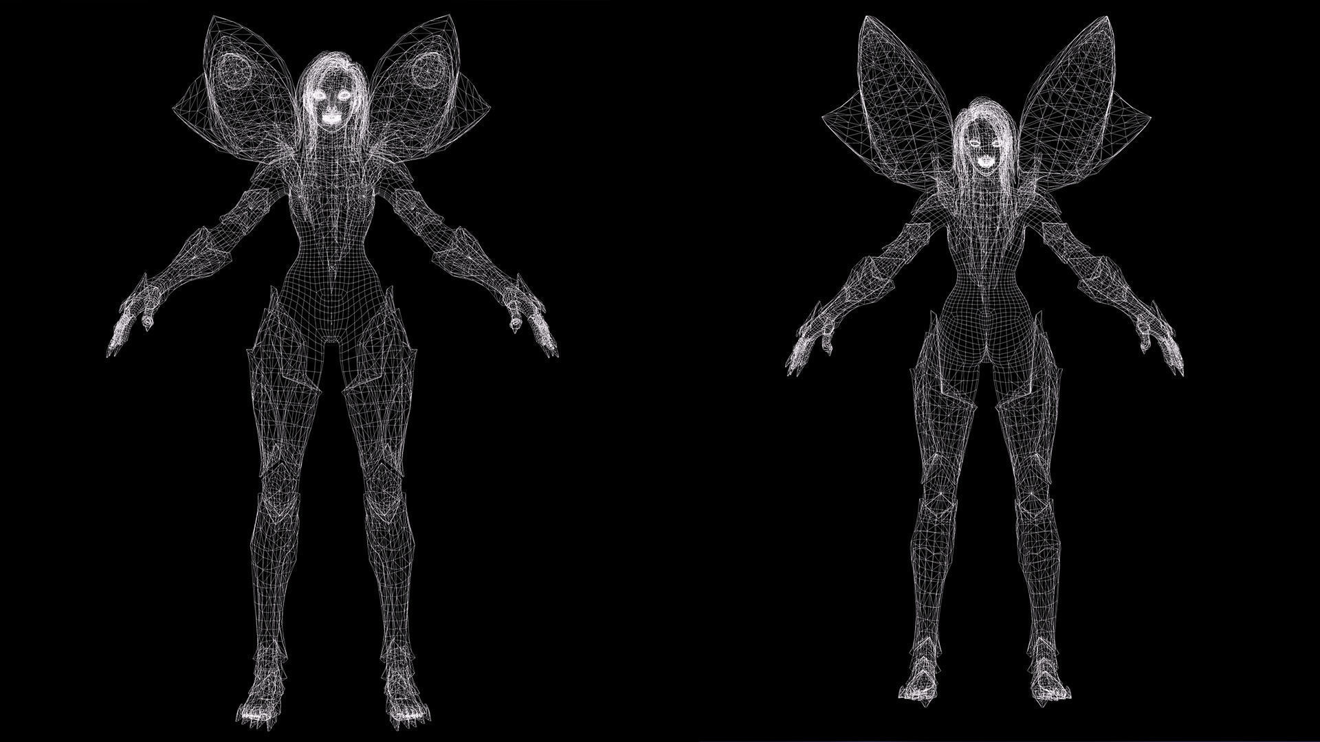 Kaisa League of Legends Low-poly 3D model_21