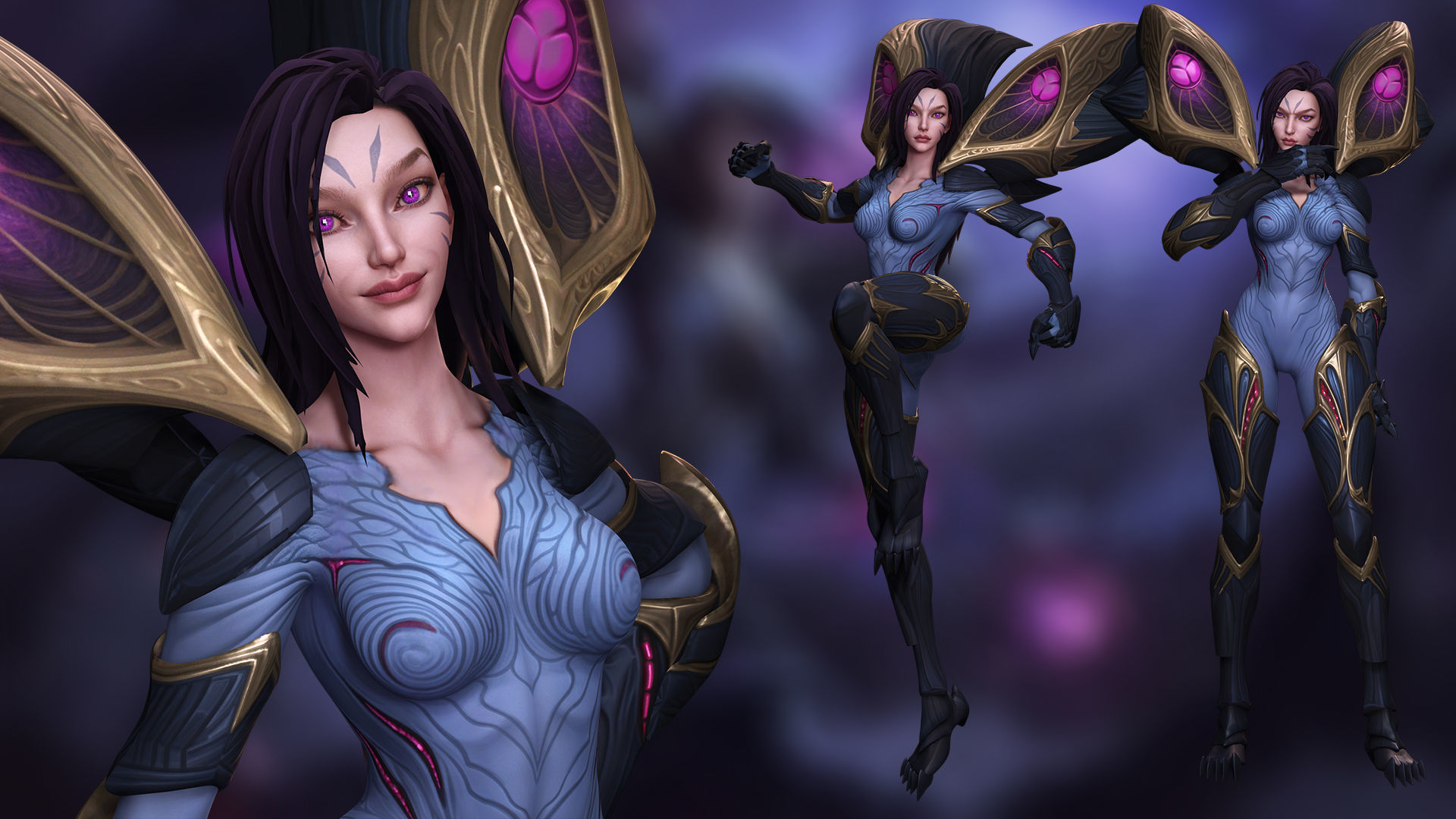 Kaisa League of Legends Low-poly 3D model_3