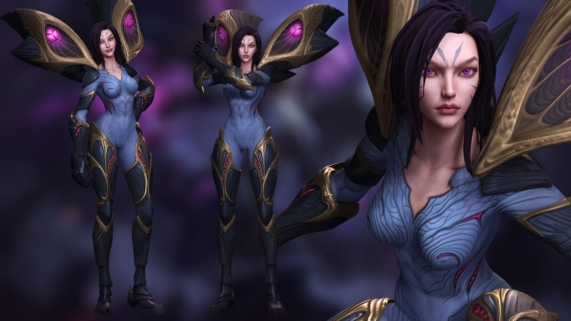 Kaisa League of Legends Low-poly 3D model_19
