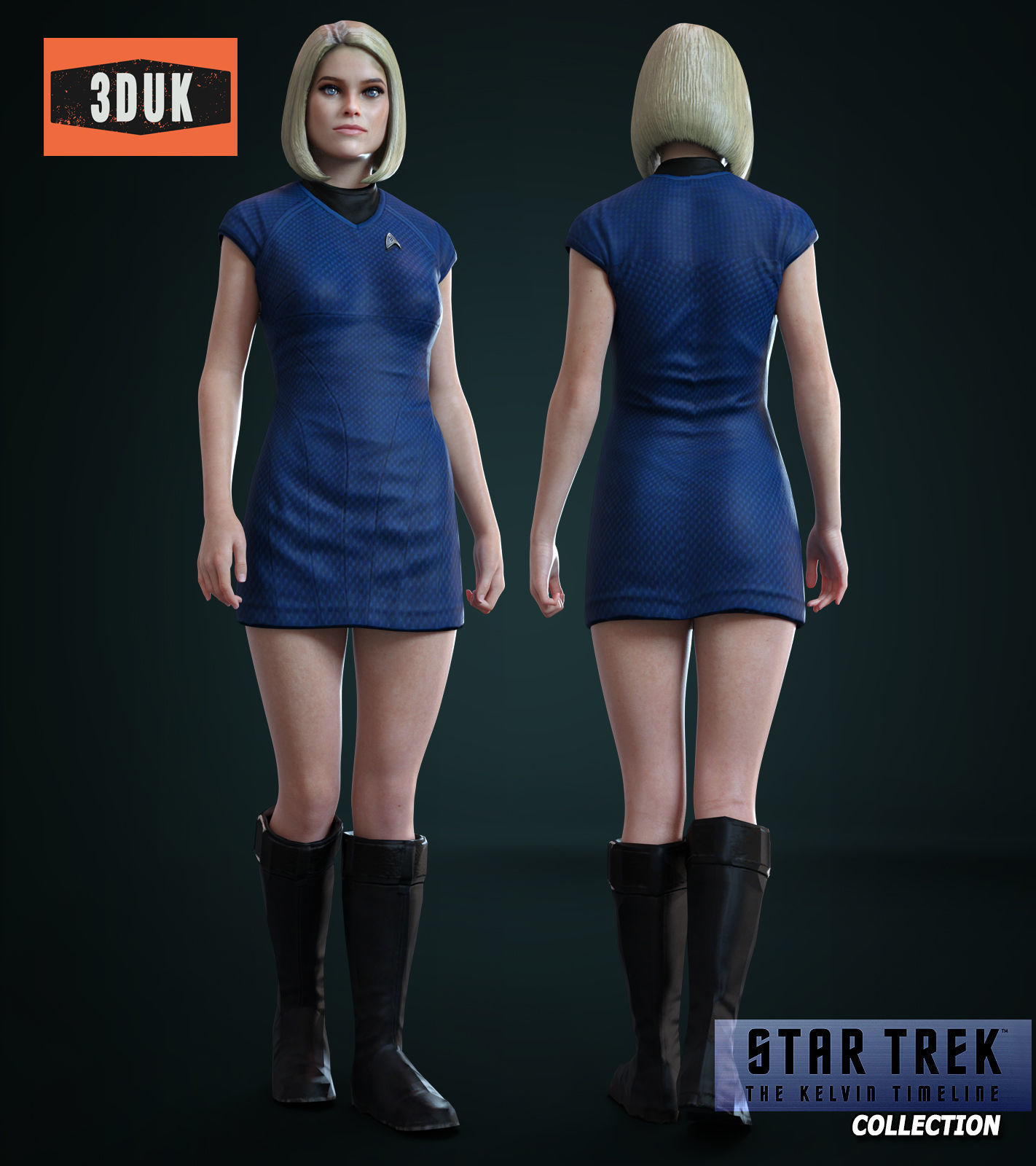 Kelvin Carol Marcus For G8F 3D model_4