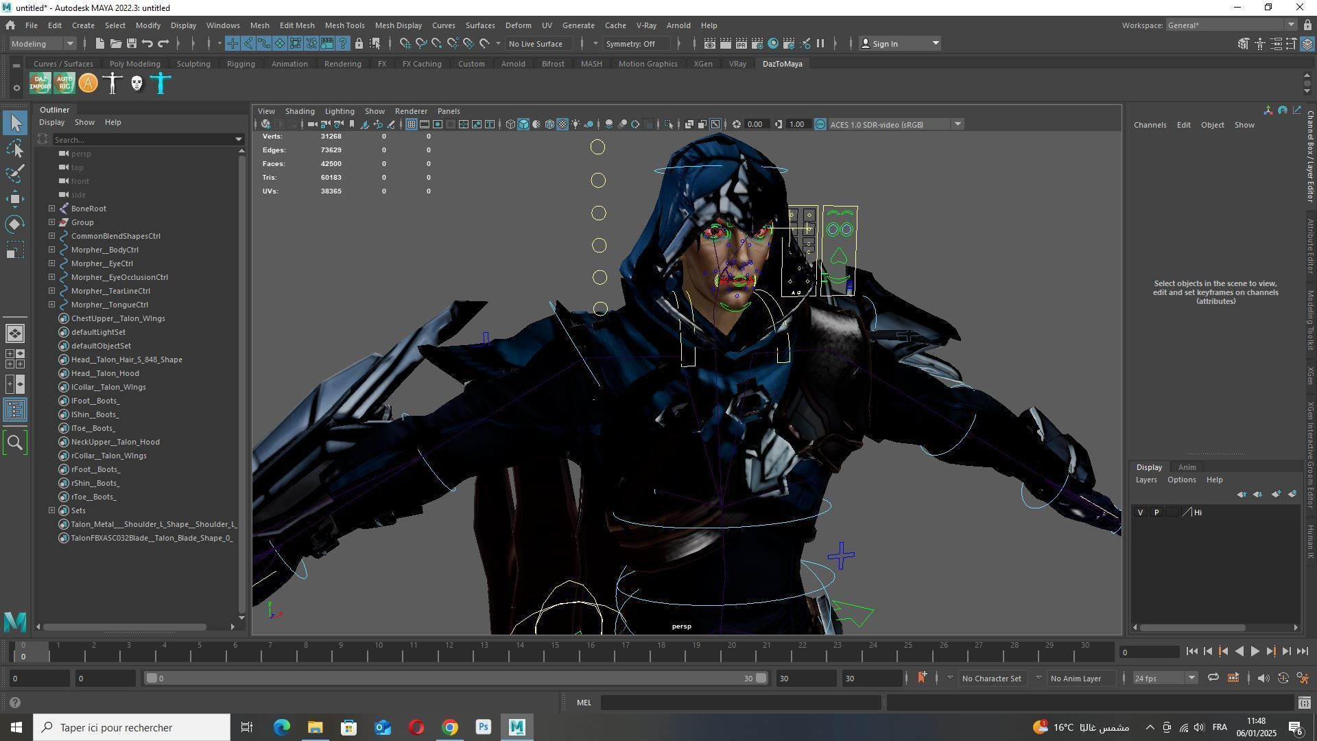 Talon League of Legends Low-poly 3D model_16