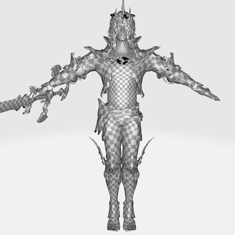Viego League of Legends Low-poly 3D model_22
