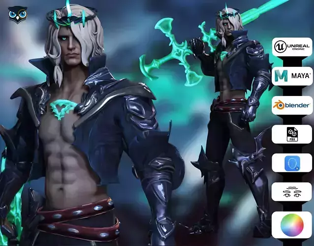 Viego League of Legends Low-poly 3D model Viego League of Legends Low-poly 3D model