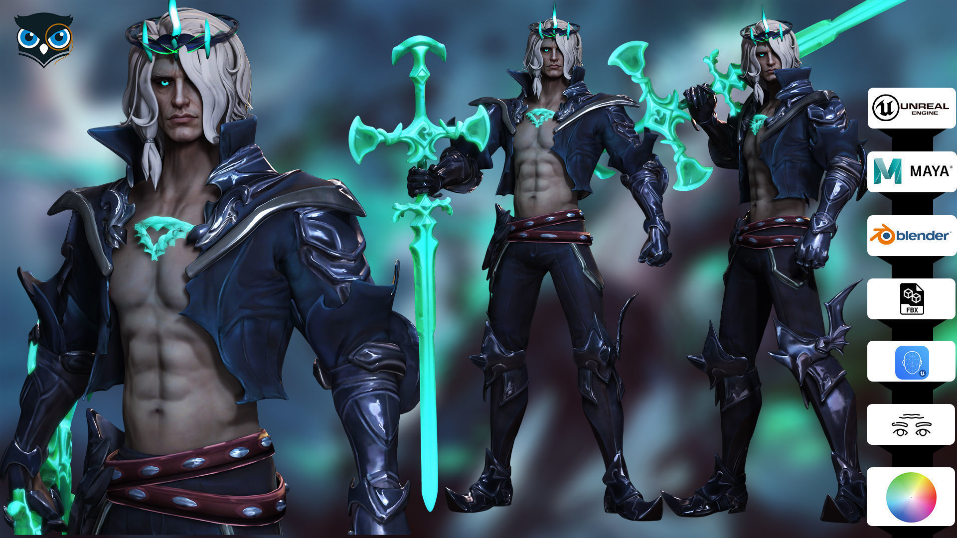 Viego League of Legends Low-poly 3D model_1