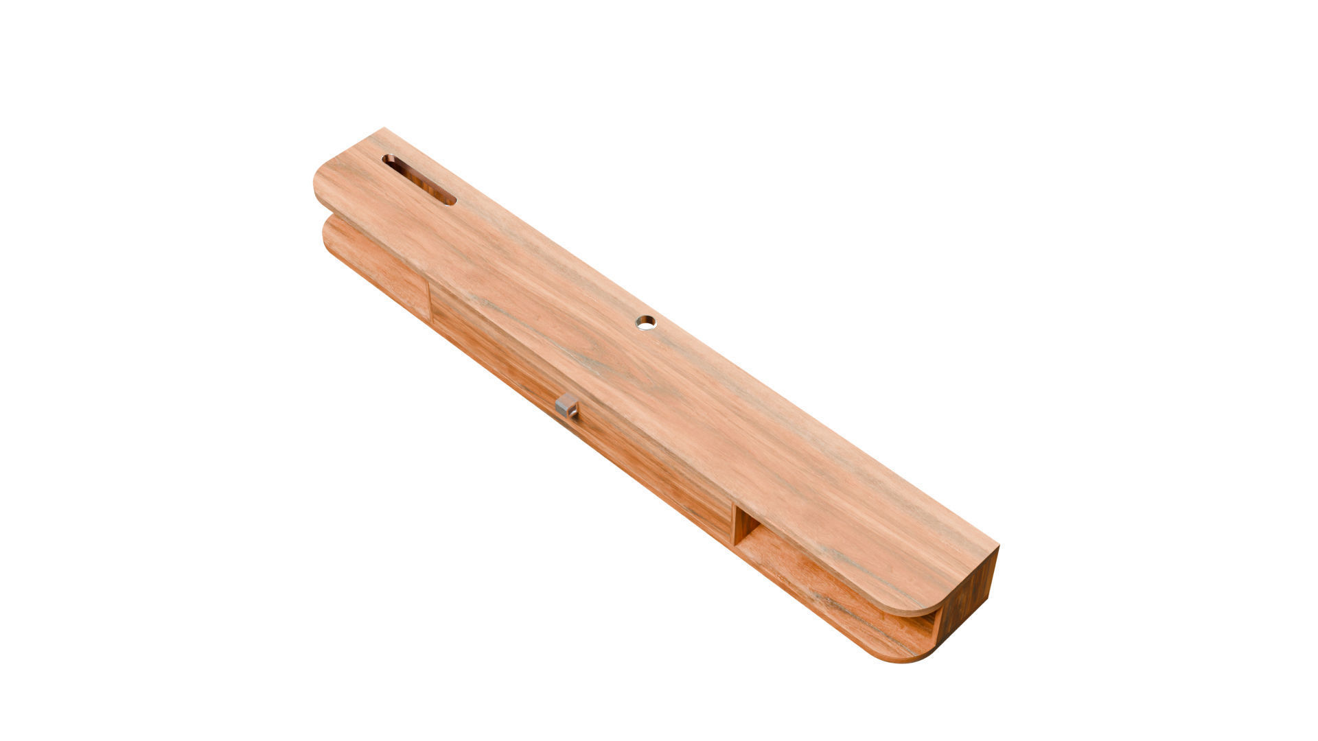 Floating Tv shelf M3 3D model_5