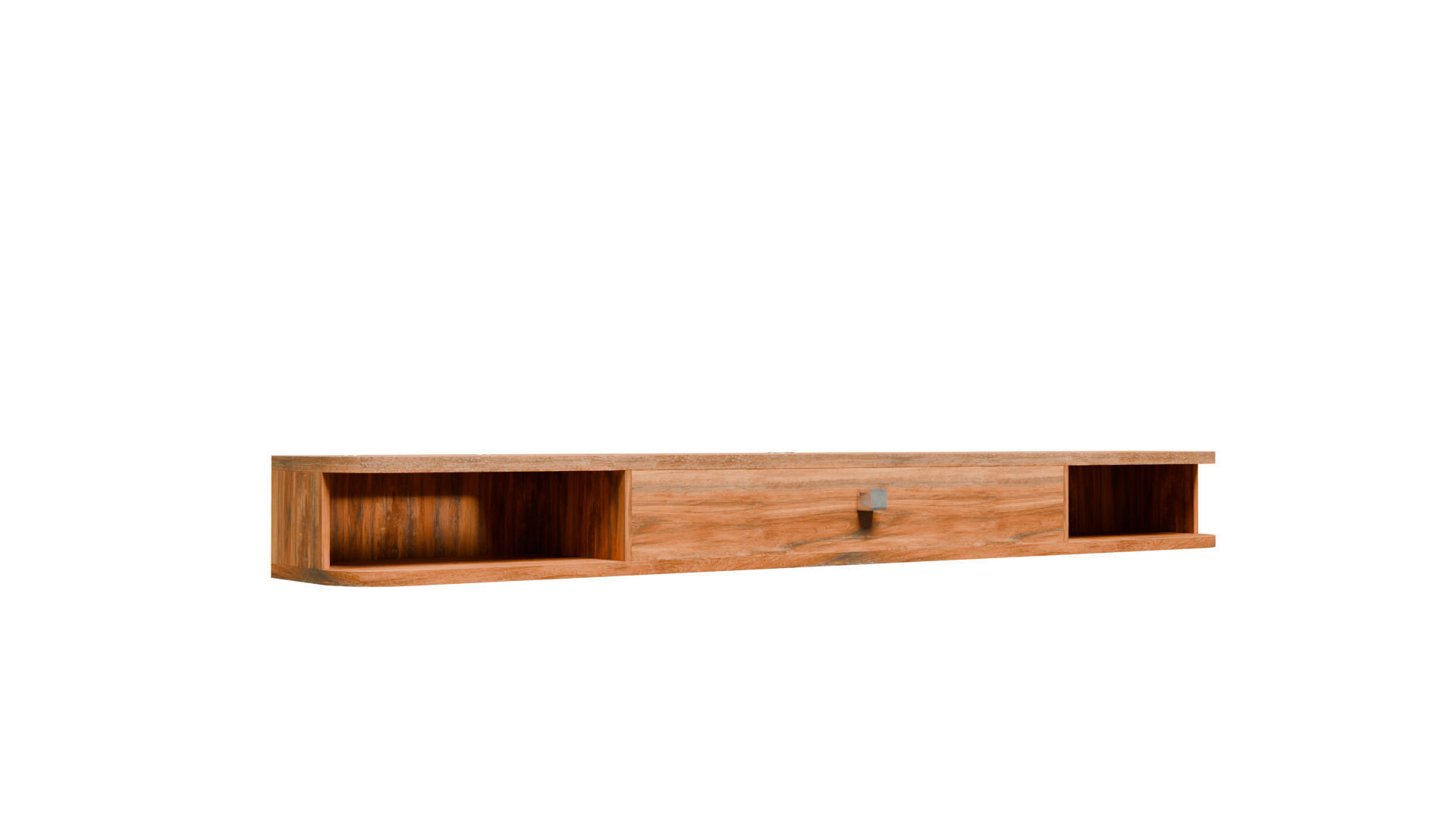 Floating Tv shelf M3 3D model_1