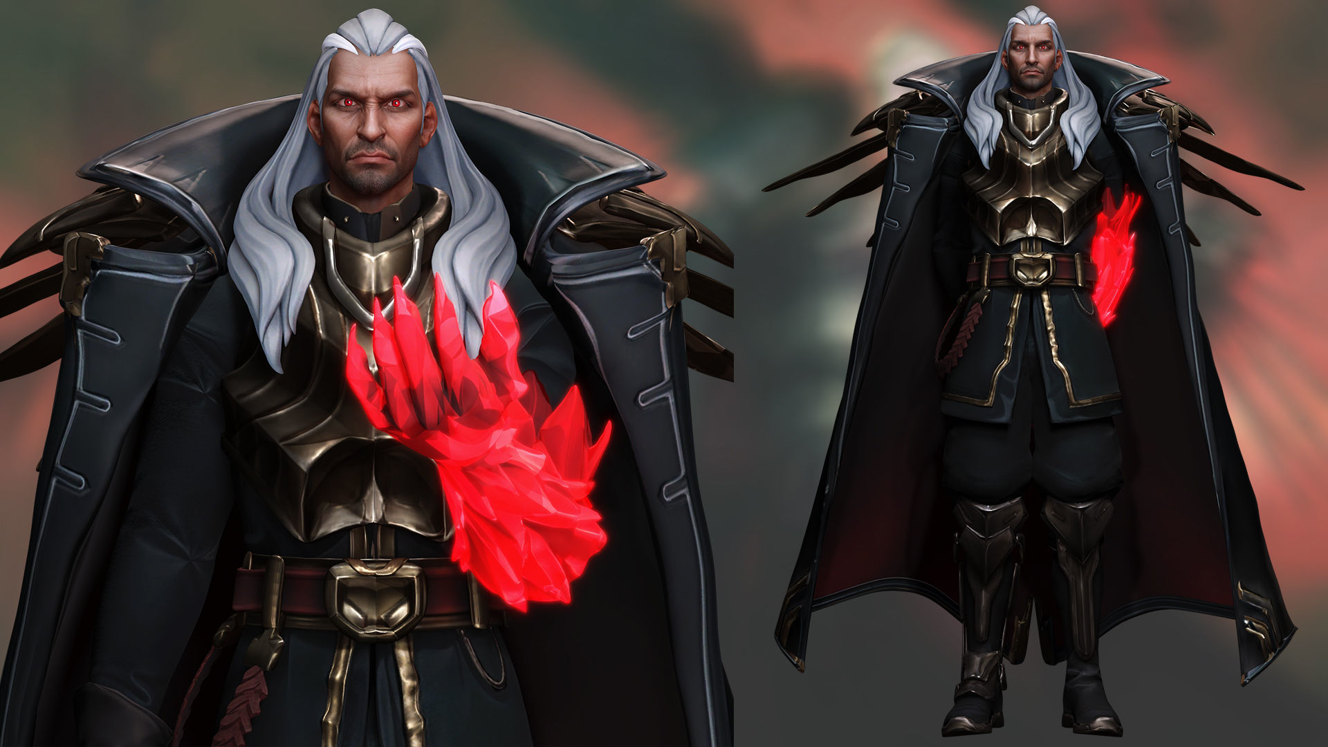 Swain league of legends Low-poly 3D model_2