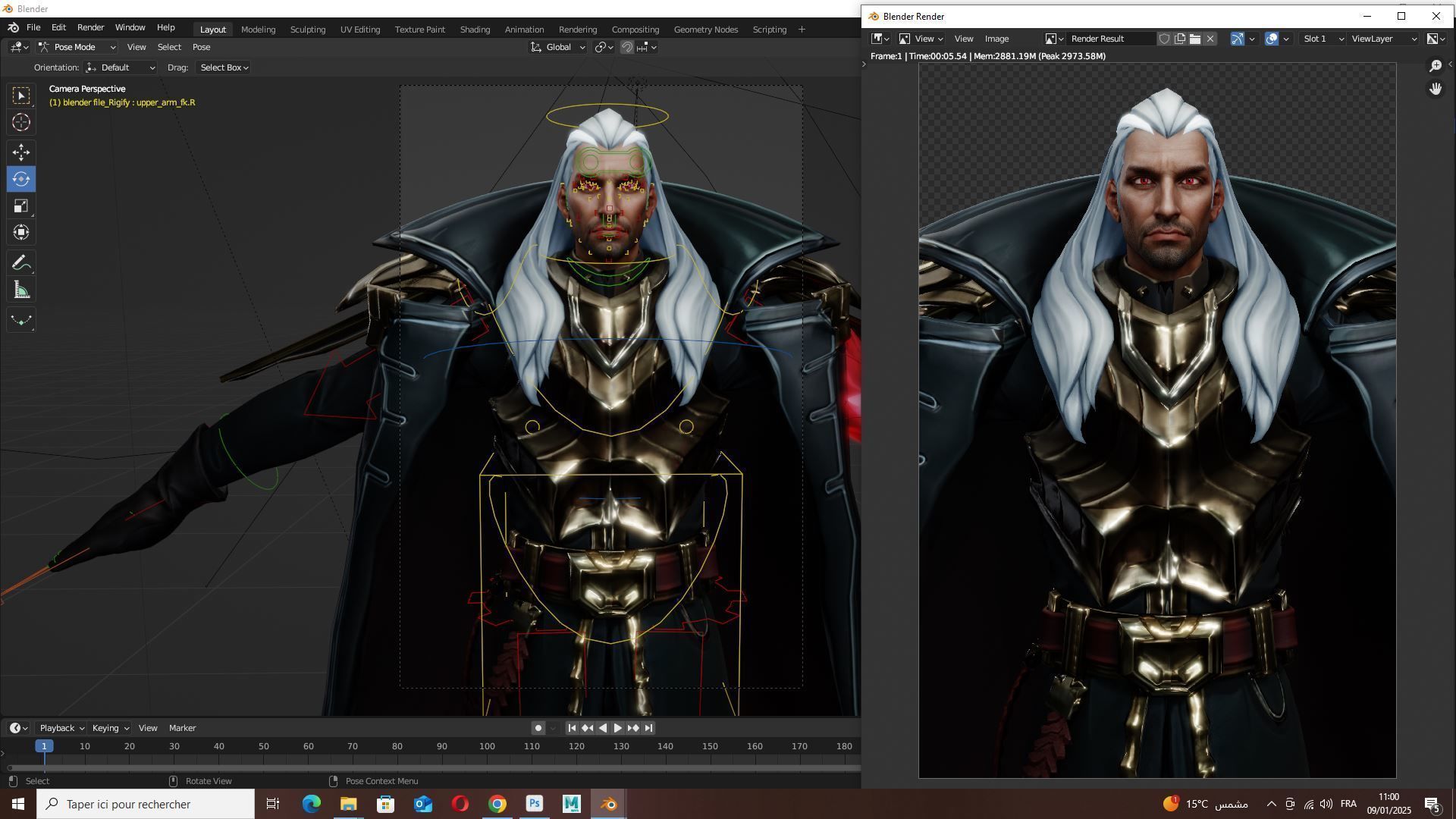 Swain league of legends Low-poly 3D model_20