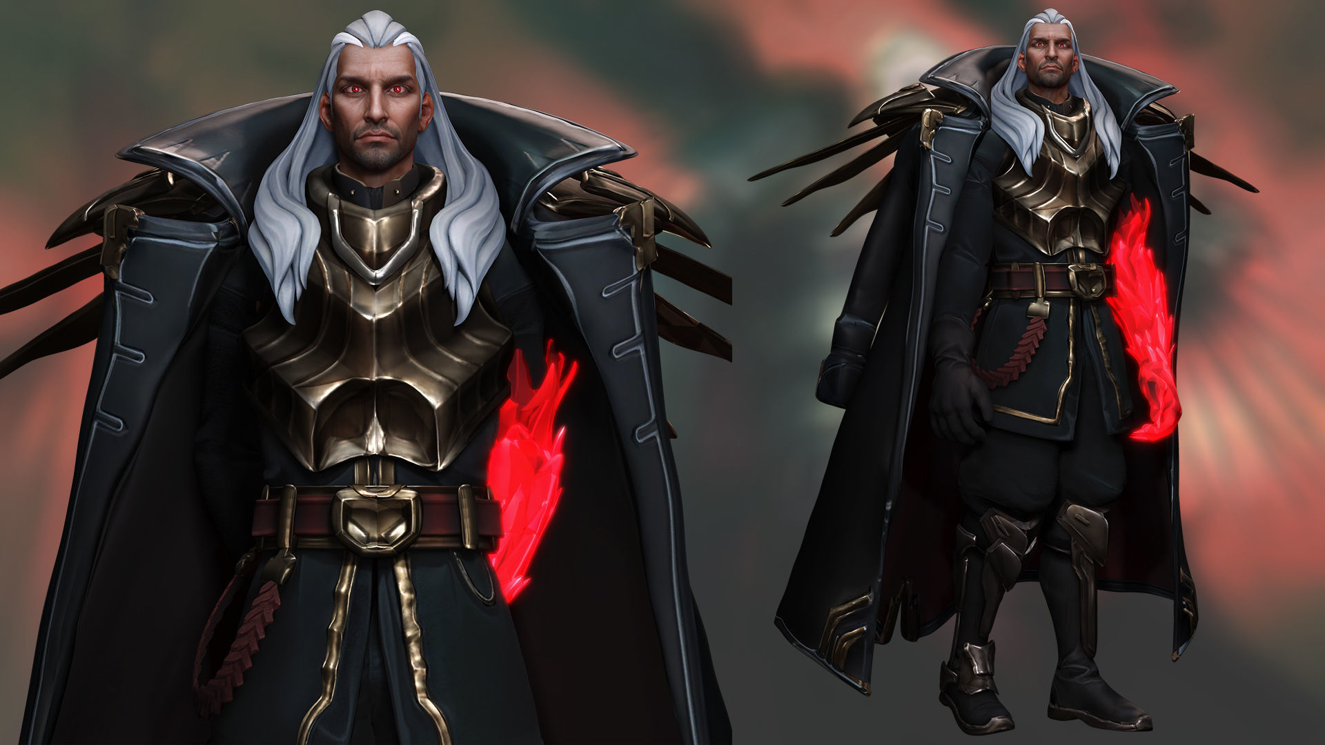 Swain league of legends Low-poly 3D model_6