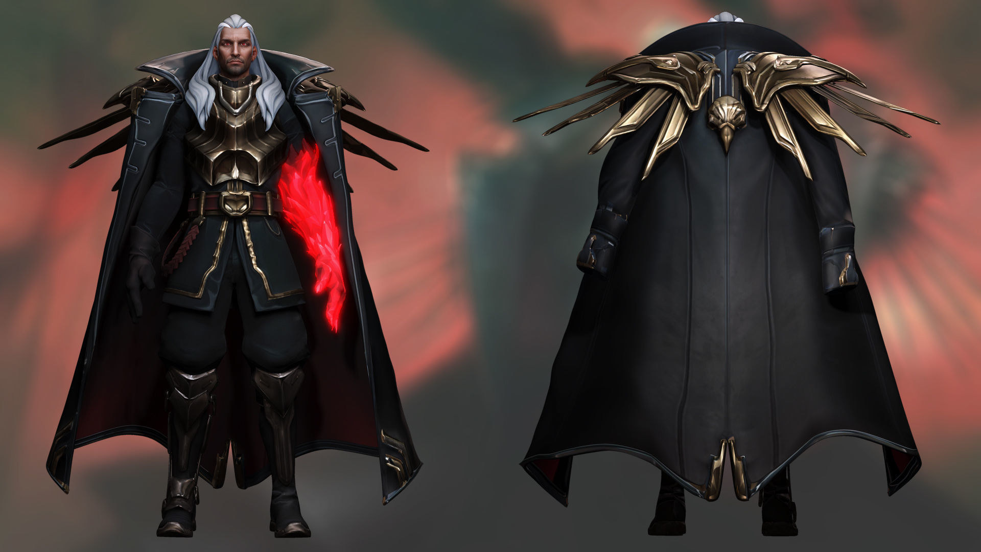 Swain league of legends Low-poly 3D model_7