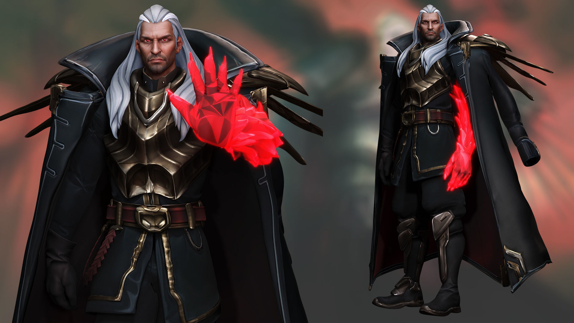 Swain league of legends Low-poly 3D model_11