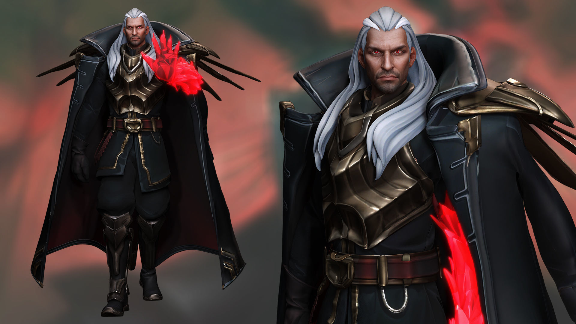 Swain league of legends Low-poly 3D model_4