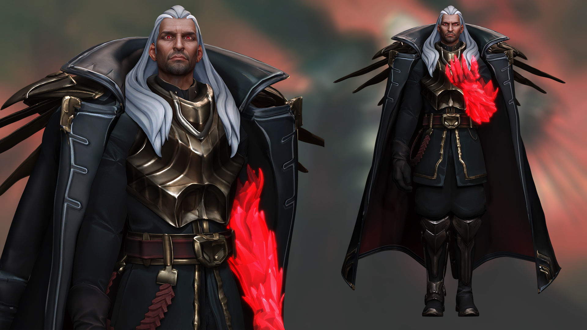 Swain league of legends Low-poly 3D model_5