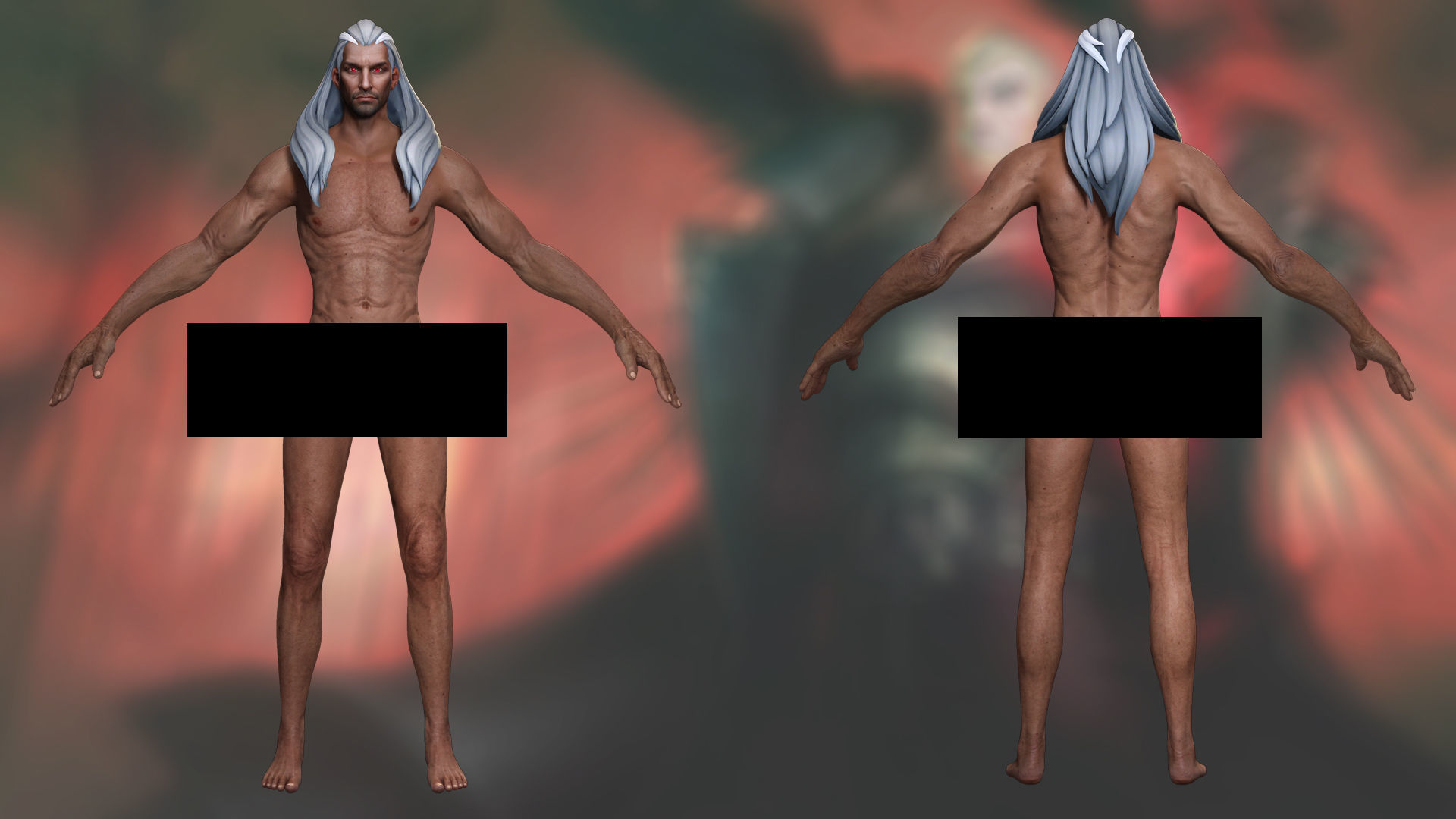 Swain league of legends Low-poly 3D model_9