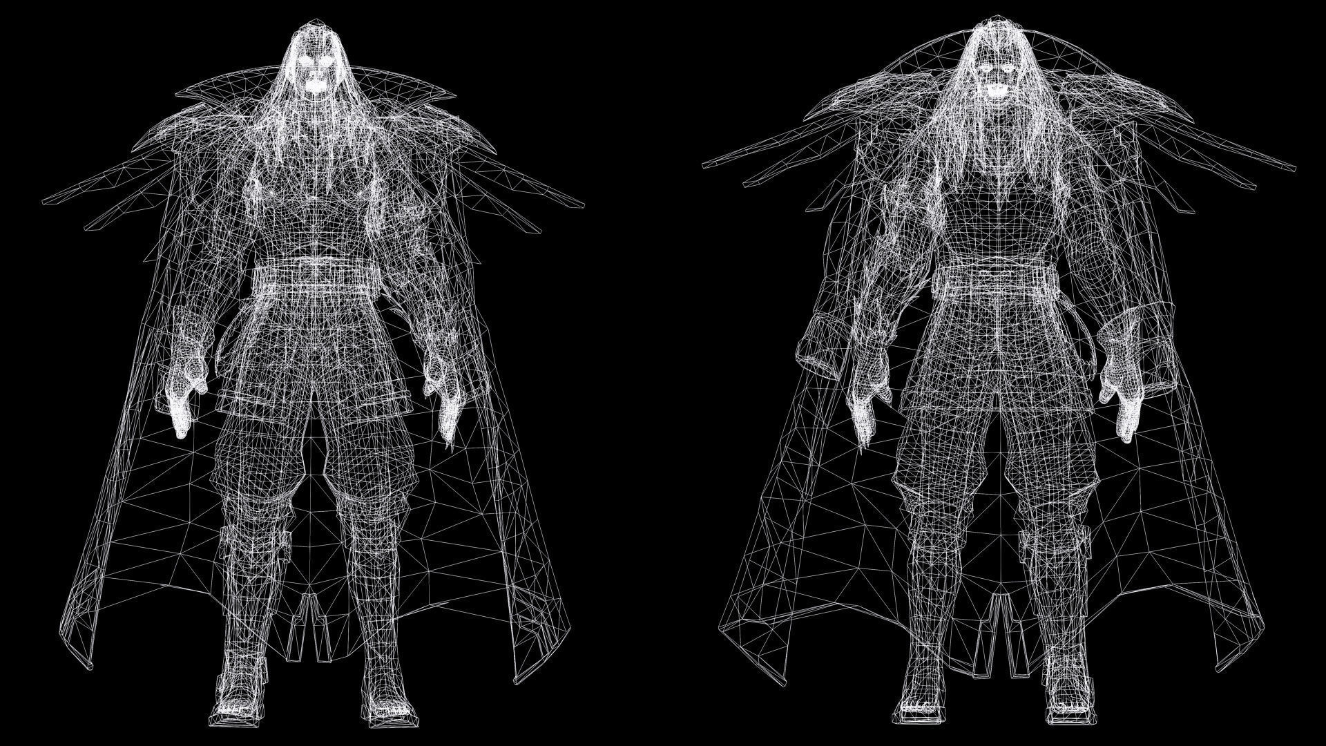 Swain league of legends Low-poly 3D model_24