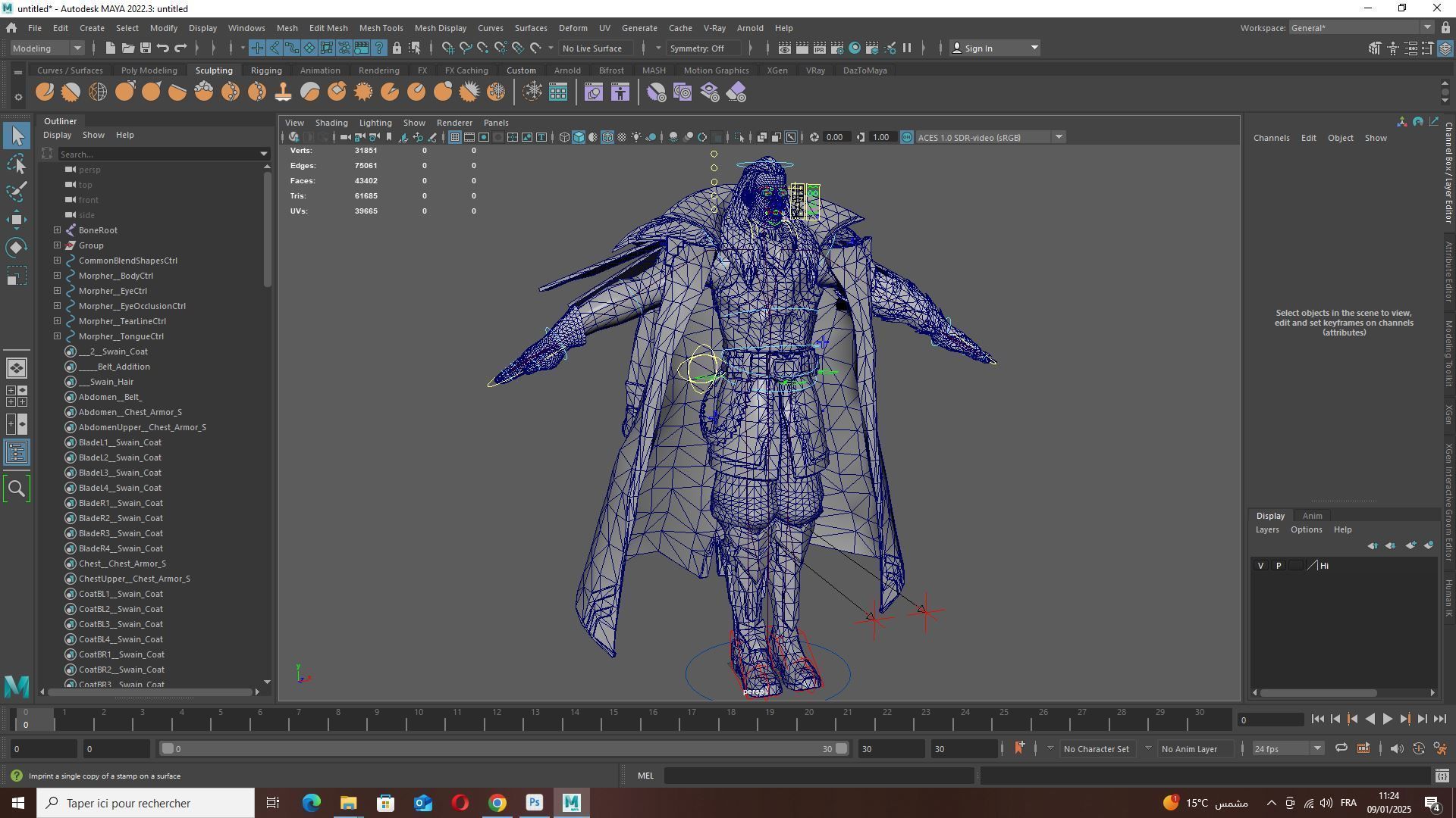 Swain league of legends Low-poly 3D model_21