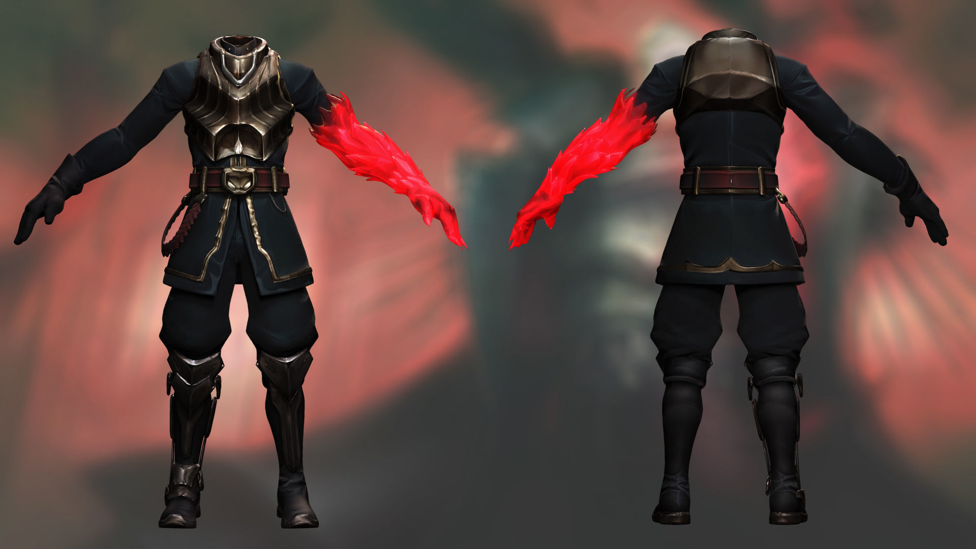 Swain league of legends Low-poly 3D model_10
