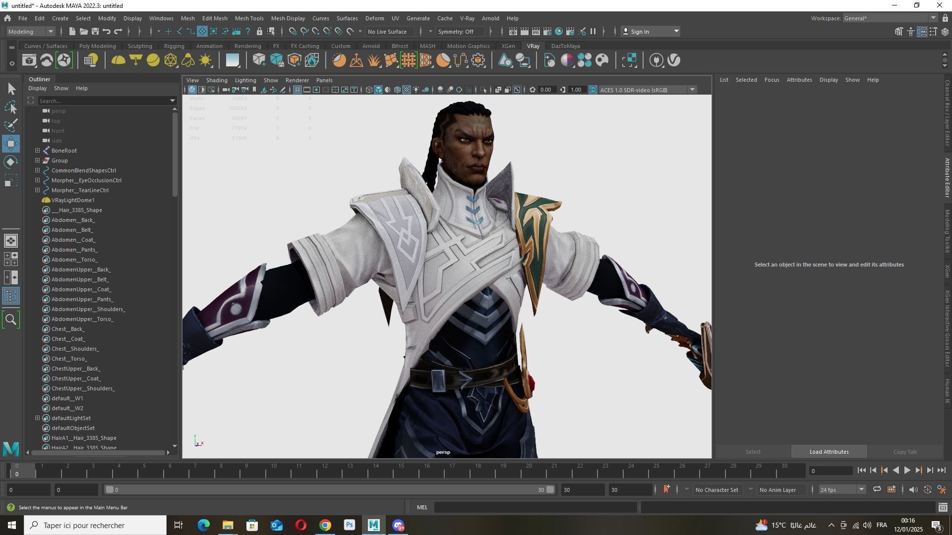 lucian league of legends Low-poly 3D model_14