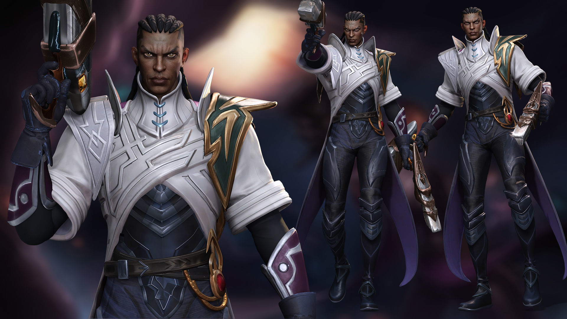 lucian league of legends Low-poly 3D model_3