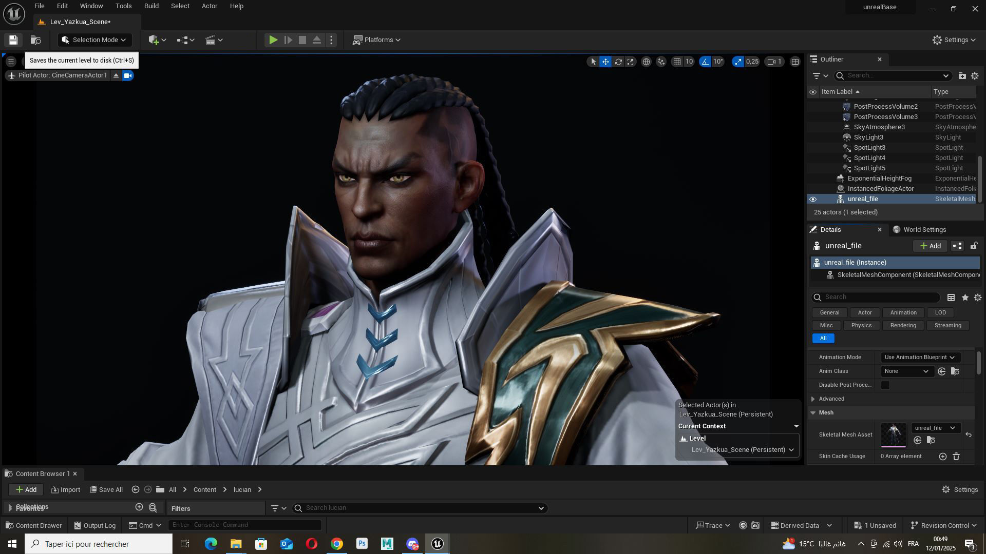 lucian league of legends Low-poly 3D model_20
