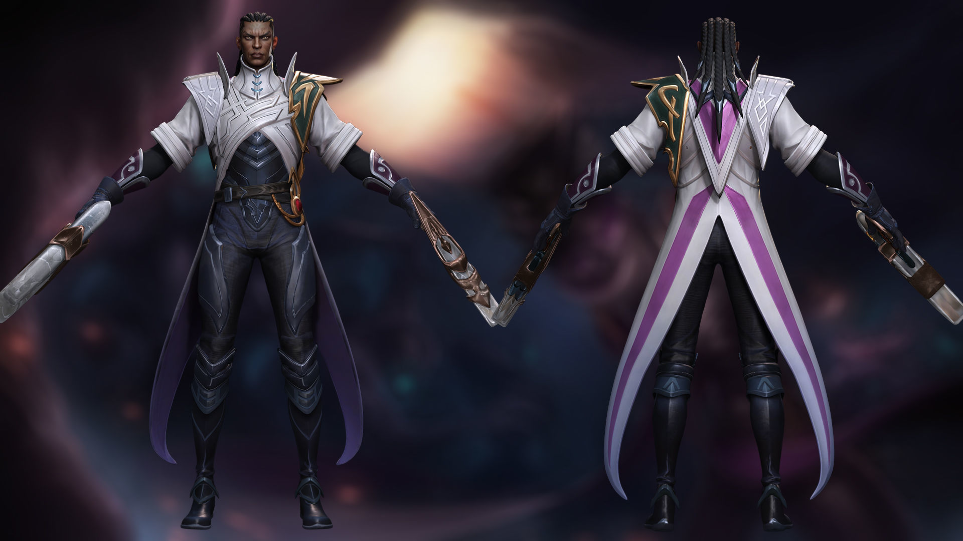 lucian league of legends Low-poly 3D model_11