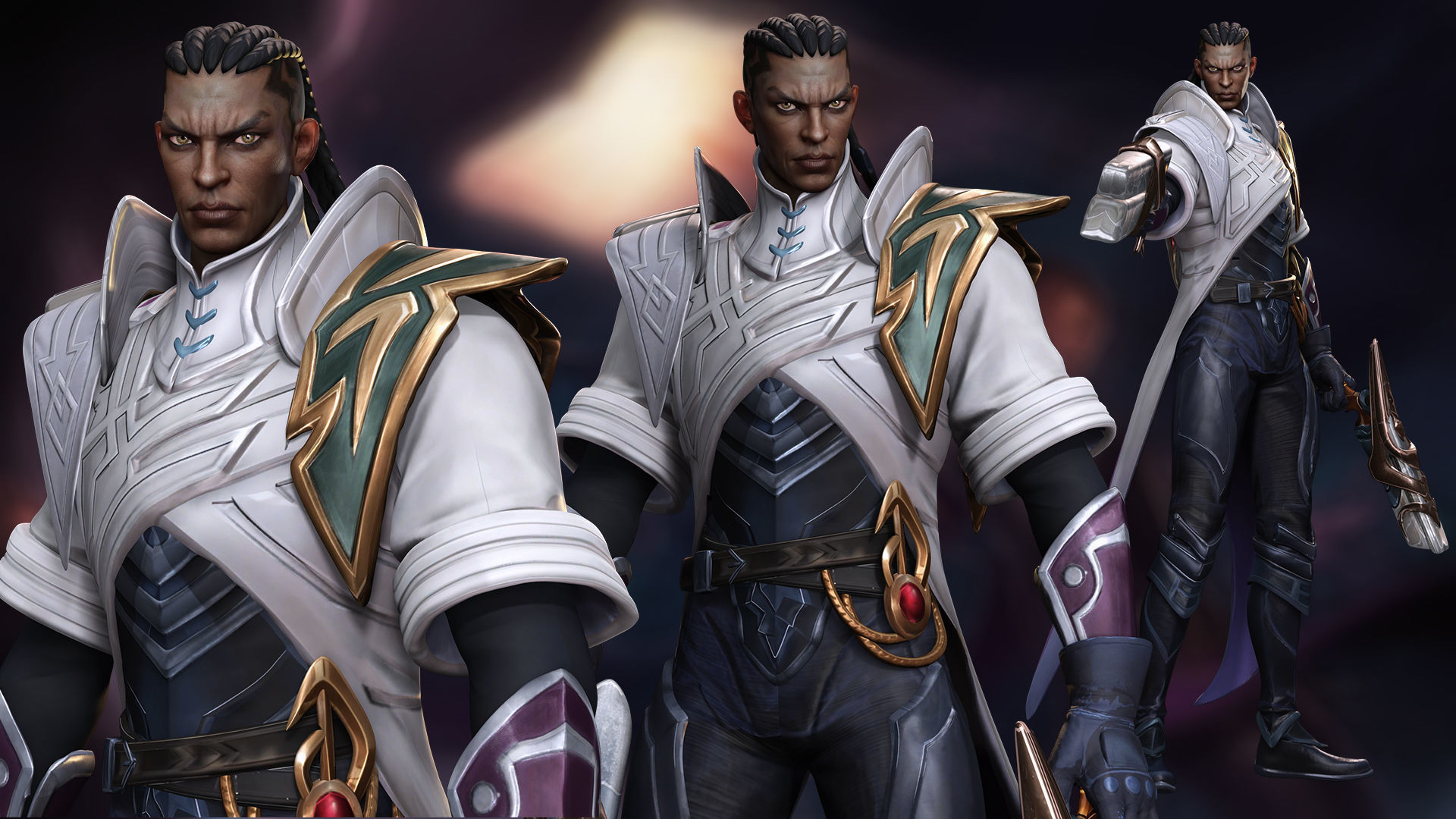 lucian league of legends Low-poly 3D model_2