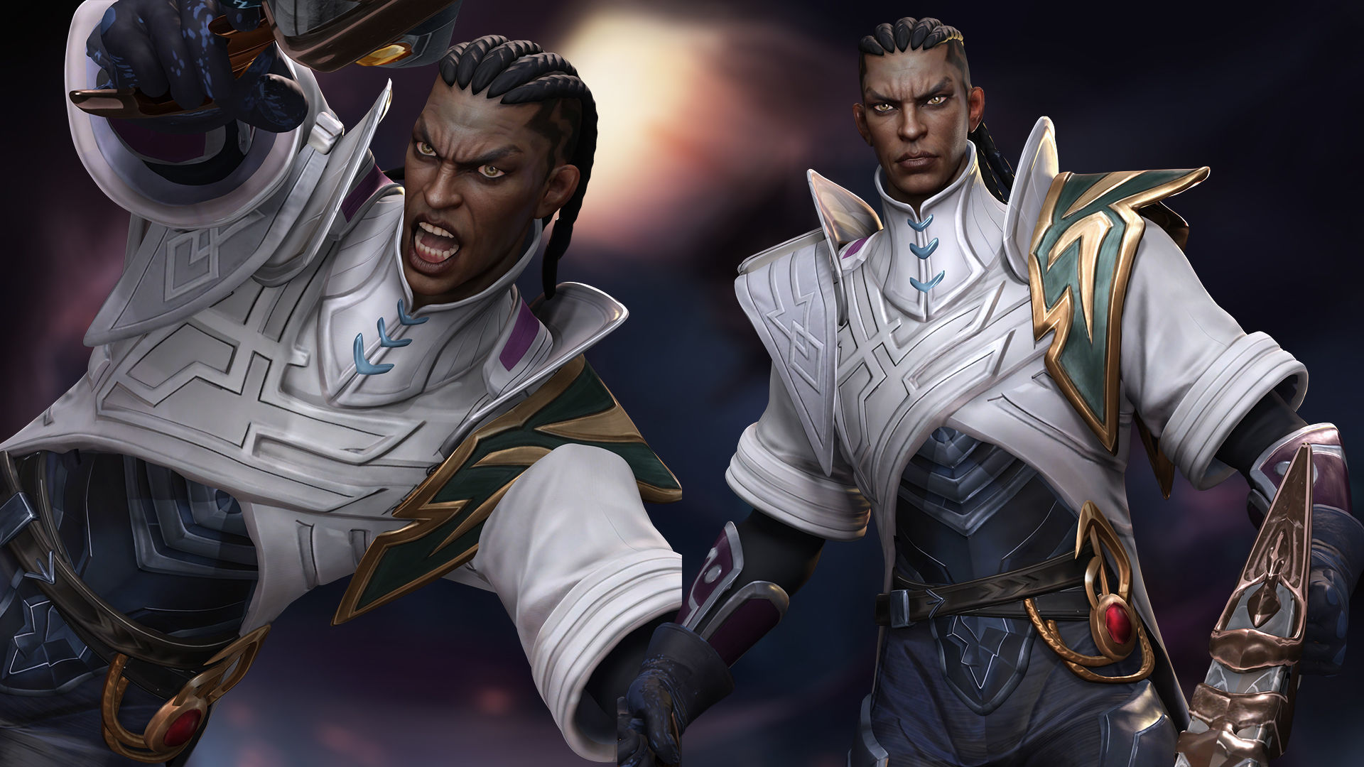 lucian league of legends Low-poly 3D model_5