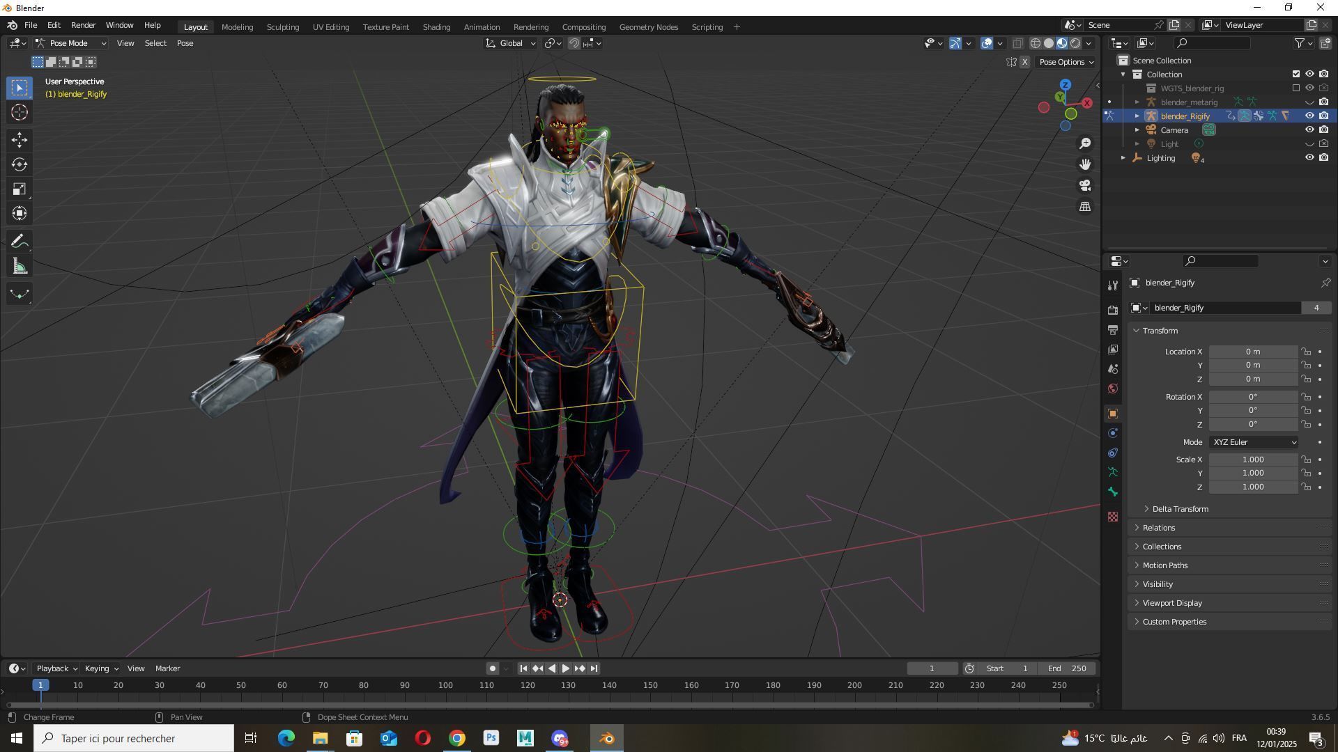 lucian league of legends Low-poly 3D model_15