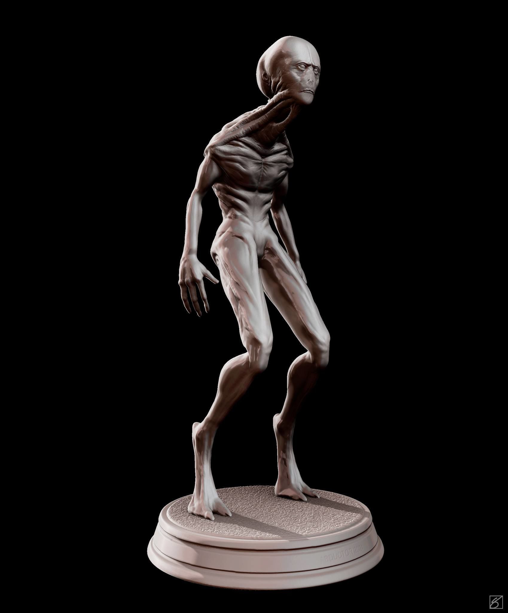 Abductor - Alien movie classic Fire in the Sky 3D print model_5